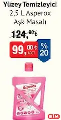 ASPEROX AŞK MASALI YÜZEY TEMİZLEYİCİ 2,5 L fiyat ve kampanya bilgisi